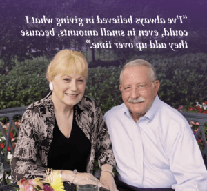 Photo of Keith and Cherry Griffitts with a quote from their YouTube video